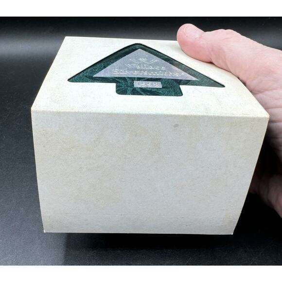 WALLACE SILVERSMITH 1998 ANNUAL CHRISTMAS SLEIGH BELL ORNAMENT -30D - Picture 3 of 12